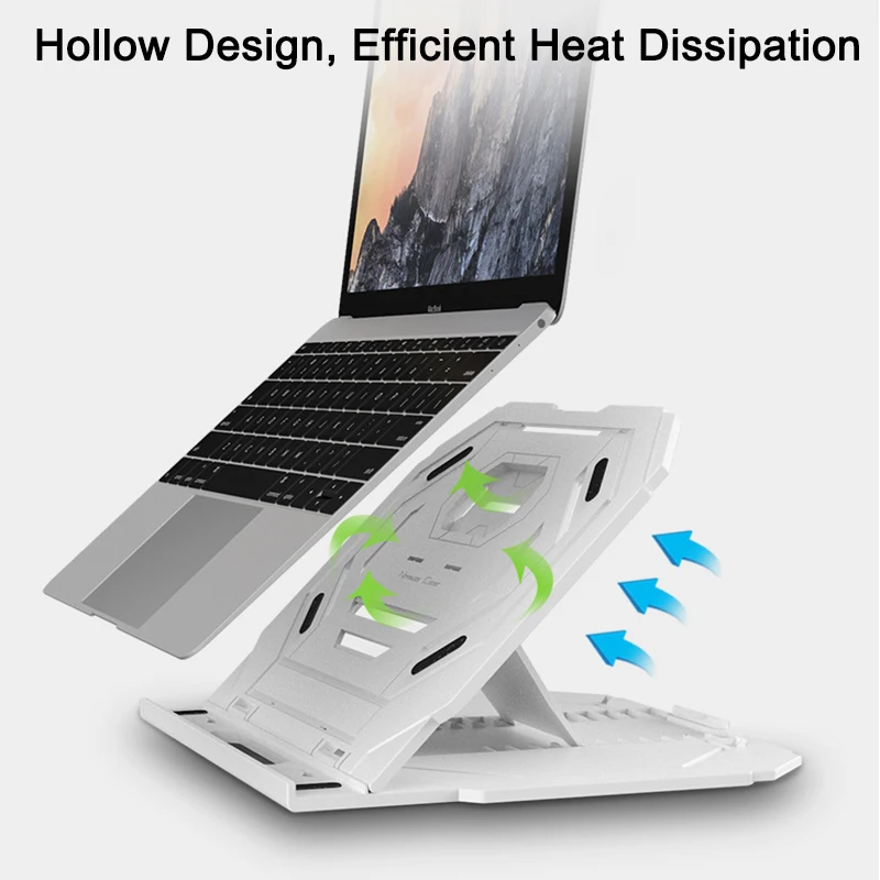 

Adjustable Laptop Stand Computer Desk Tablet Notebook Holder Bracket Standing Desk Accessories WWO66