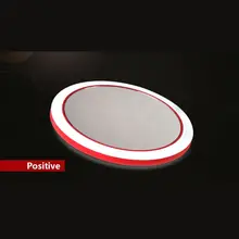 Беспроводной USB светодиодный светильник мини круговой макияж зеркало Путешествия косметическое зеркало H7ED