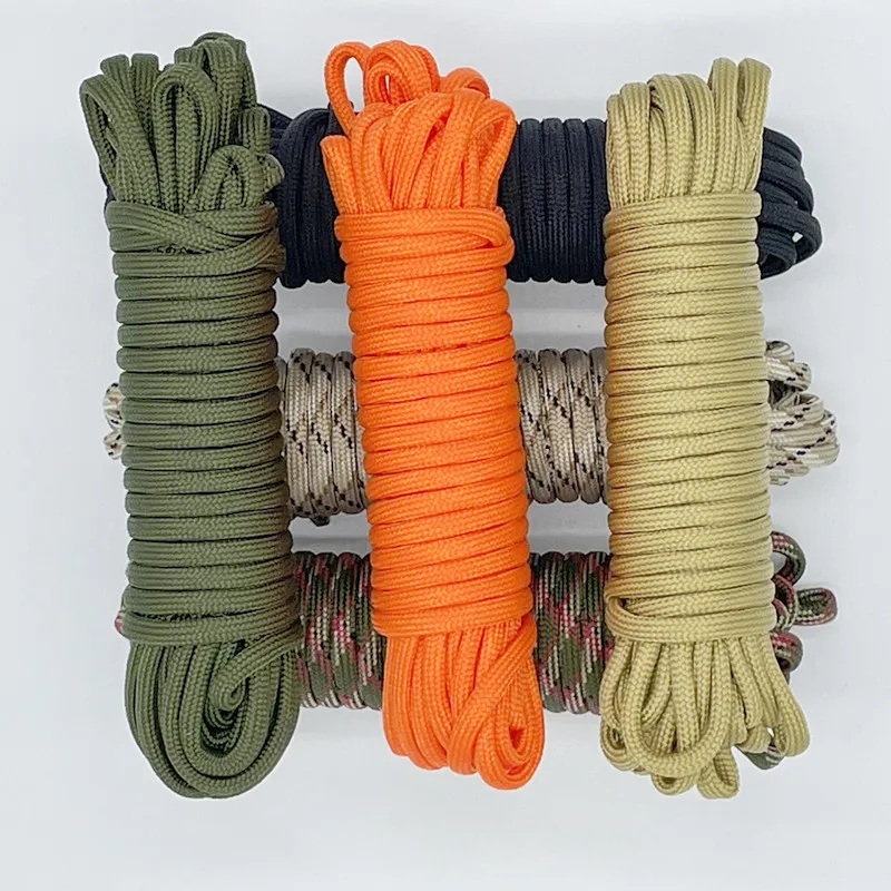 100FT50FTDia4mm9standCoresParacordforSurvivalParachuteCord