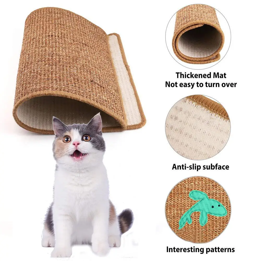 Pet Cat Scratch Board Grinding Nails Interactive Protecting Furniture
