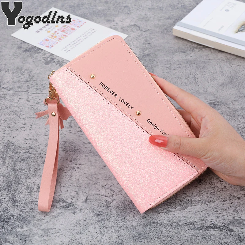 Pink Signature Card Holder Case Keychain Wallet New Coin Purse - AliExpress