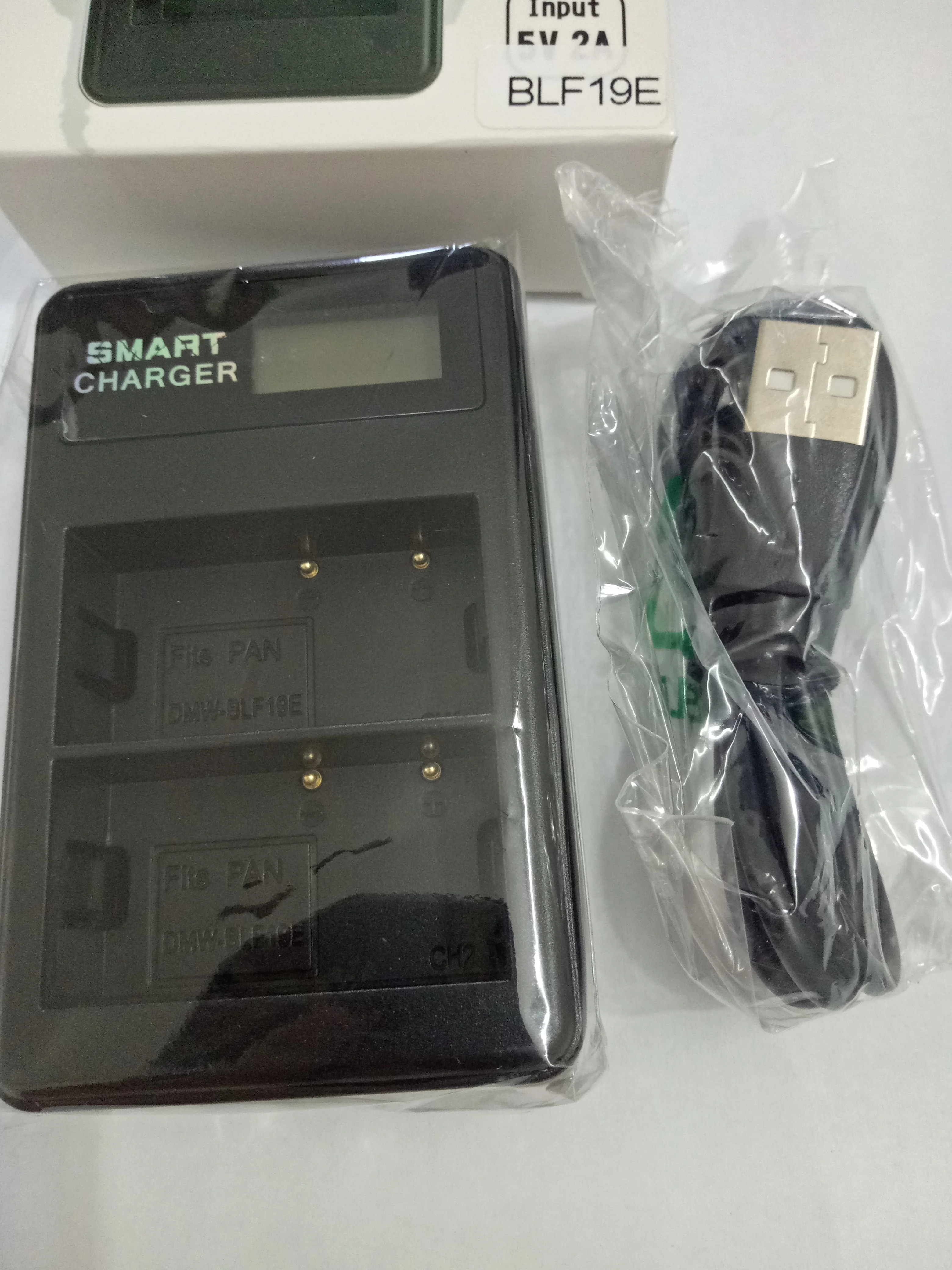 LCD Display Dual Channel Camera for Panasonic BLF19E BMB9/BMB9E BLE9/BLG10 Battery Charger | Электроника