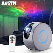 Projecteur LED galaxie étoilée, nouvel an, décoration de maison, veilleuse de nuit, noël, chambre à coucher, lampe à distance, nuage de nébuleuse colorée