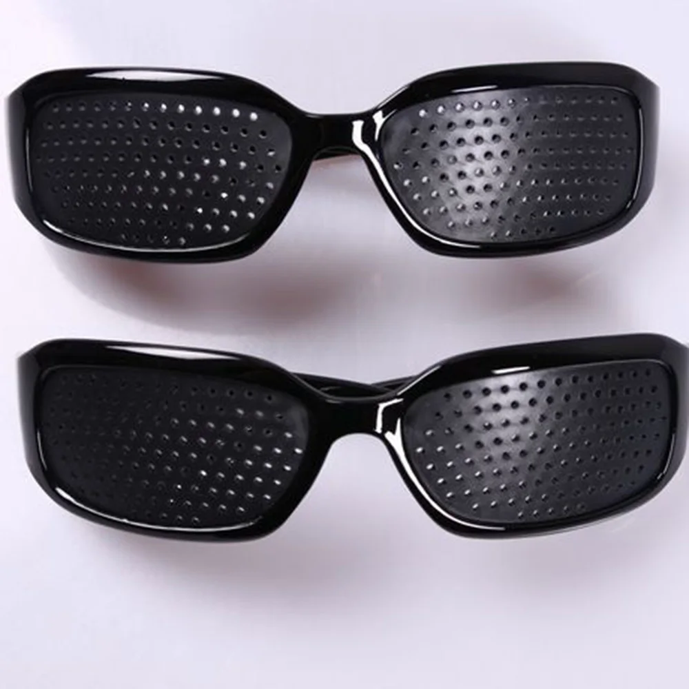 1 paio Occhiali Da Vista Stenopeici Metodo Bates Uomo Donna di Formazione  Vista Pinhole Nero Rilassare la tensione per il trattamento della cataratta|Foot  Care Tool| - AliExpress