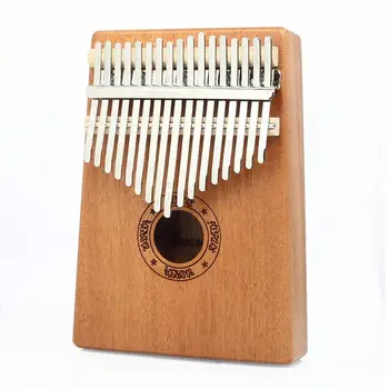 

17 Keys Kalimba Thumb Piano High-Quality Wood Mahogany Body Musical Instrument With Learning Book Tune Hammer For Beginner