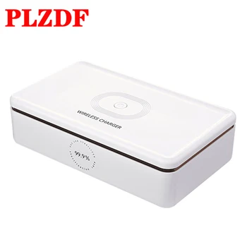 

15W Fast Wireless Charging Charger UV Cell Phone Sanitizer Sanitizing Box for Mask for iPhone Disinfection Charger UV Sterilizer