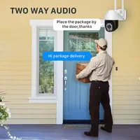 5MP Cloud WIFI Camera Ai Human Detection Auto Tracking CCTV Video Surveillance Camera Outdoor 1080P Two-way Audio PTZ IP Camera 4