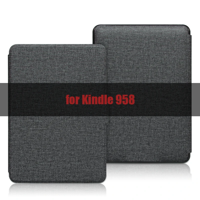 Умный чехол для Kindle 558 958 1499, ультратонкий Магнитный чехол из искусственной кожи 6 дюймов для Kindle Paperwhite 1/2/3/4 - Цвет: Black-2