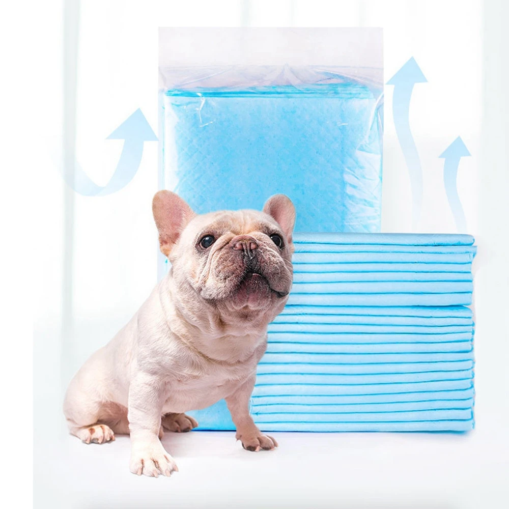 

Dog Potty Training Pee Pads Ultra Absorbent Diaper Cage Mat Unscented Disposable Underpads for Puppy Large Pet Cleaning Supplies
