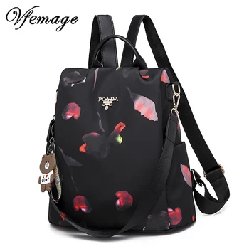 

Vfemage Multifunction Backpack Women Oxford Bagpack Female Anti Theft Backpack School Bags for Teenager Girls Sac a Dos Mochila