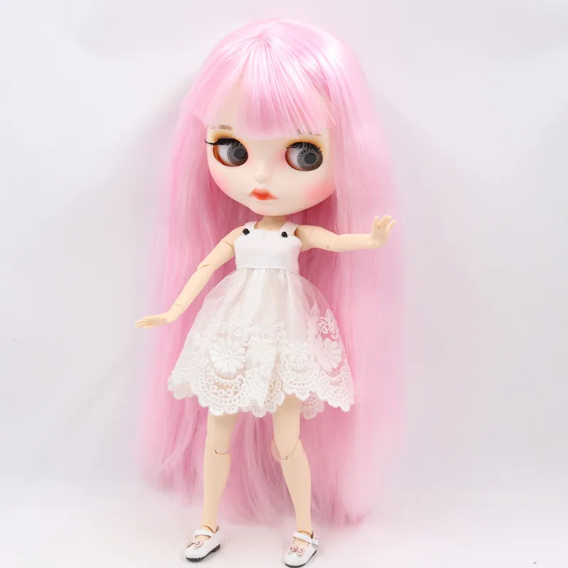ICY Fortune Days factory blyth кукла Новинка матовое лицо белая кожа 1/6 суставы тела розовые волосы DIY sd Подарочная игрушка - Цвет: doll clothes shoes