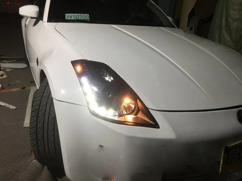 2 шт 2003~ 2008y автомобильный bupmer задний фонарь для Nissan 350Z задний фонарь фары автомобильные аксессуары тайламп для Nissan 350Z задний фонарь