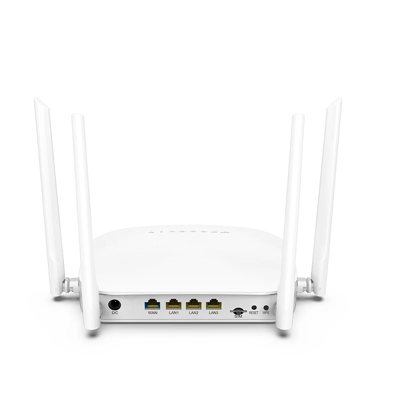 

Unlocked 300Mbps Wifi Routers 4G LTE CPE Mobile Router with LAN Port Support SIM Card Slot Portable Wireless WiFi Router