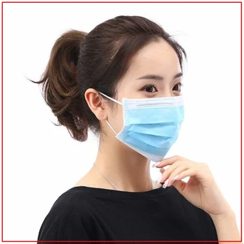 

50 pcs 100 pcs Masks Disposable Protective Mask 3 Layers Dustproof Facial Protective Cover Masks Maldehyde Prevent bacteria