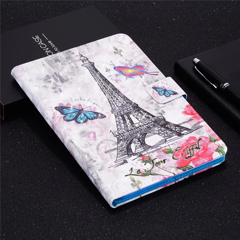 Из искусственной кожи чехол для IPad Mini 1 2 3 4 5 7,9 дюймов 3D кожаный чехол-Бумажник Стенд кожаный чехол для Apple iPad mini 4 5 защитный чехол в виде ракушки