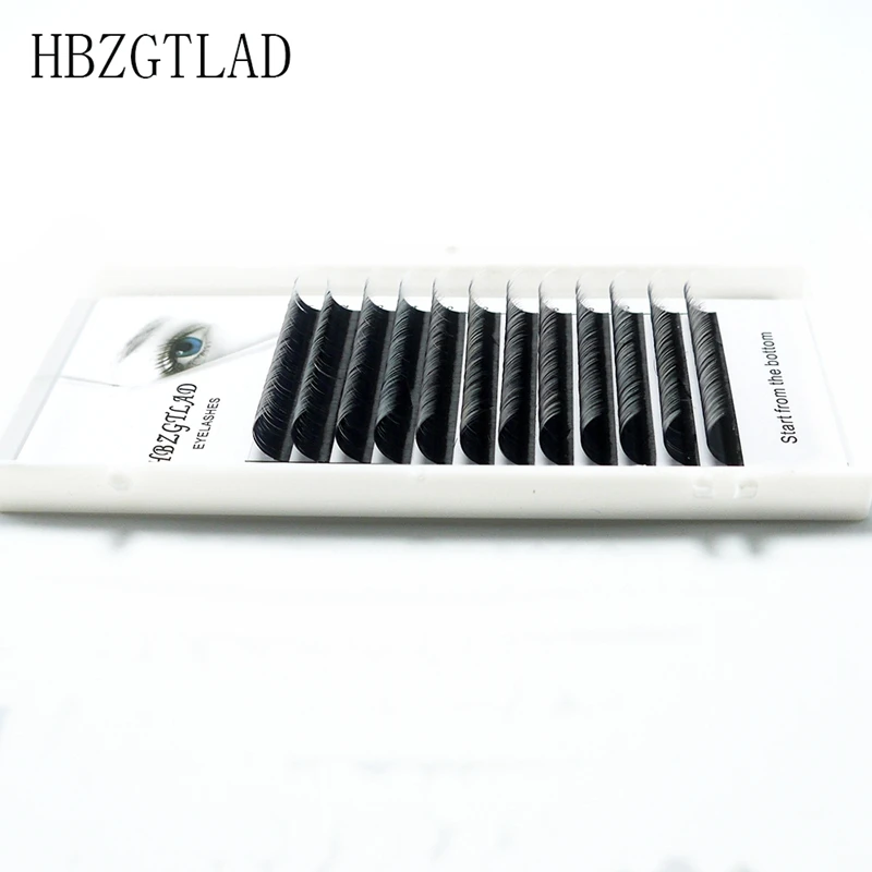 HBZGTLAD Абсолютно Новые Накладные ресницы C/D, 0,05 мм, 8-15 мм, черные+ белые ресницы, индивидуальные цветные ресницы, искусственные ресницы для наращивания