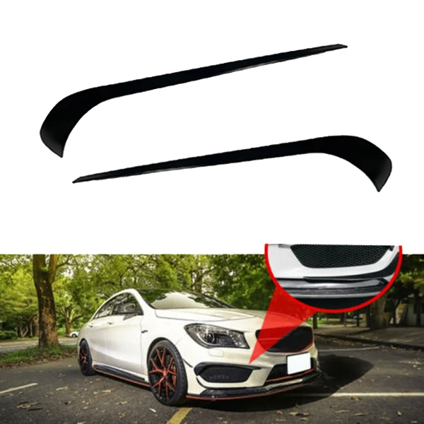 Разветвитель переднего бампера автомобиля спойлер отделка для Mercedes W117 C117 CLA Class