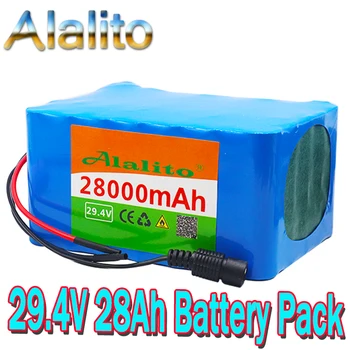 

2020 new 100% 7S5P 24v 28Ah battery 250w 29.4V 28000mAh lithium-ion battery for wheelchair electric bicycle pack with BMS