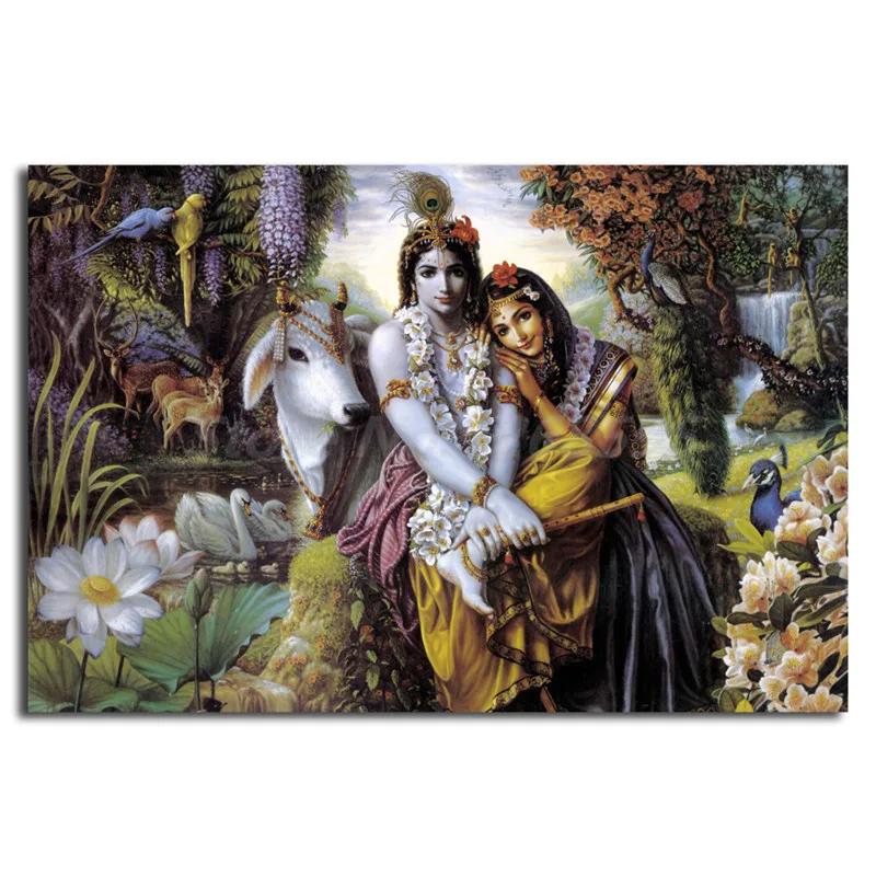 Алмазная картина 5D с полным покрытием инду Бог Радха Кришна любовь 2 алмазная