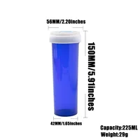 HORNET Biggest 60Dram Stash Stroage Container Push Down Turn Vial Container Acrylic Plastic Jar Pill Bottle Case Box 2