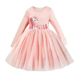 Летние платья для девочек Одежда для детей от 3 до 8 лет элегантная повседневная одежда для девочек, вечерние наряды детская одежда с