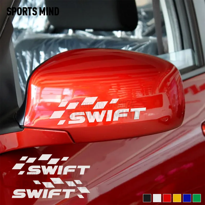 1 пара виниловая наклейка на автомобиль для Suzuki Swift Sport Аксессуары для автомобилей автомобиля зеркало заднего вида наклейки на ногти
