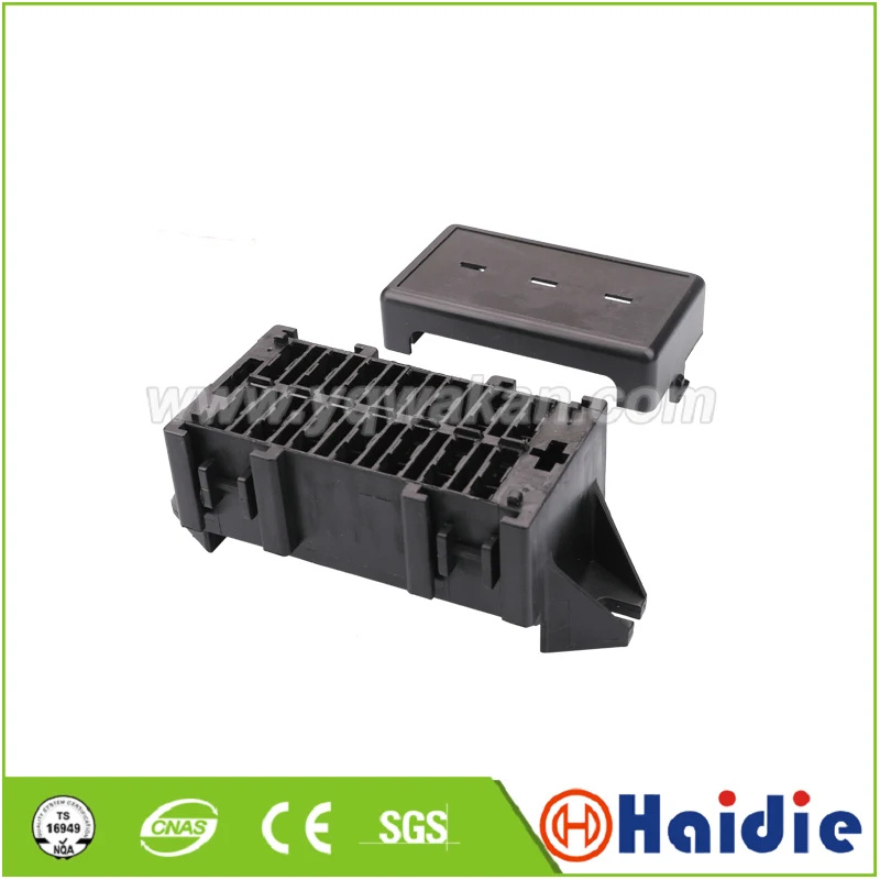 1sets electrical fuse box connectors BX2141C-1 with terminals high quality ec210b excavator electrical plate fuse box voe14641189 14641189