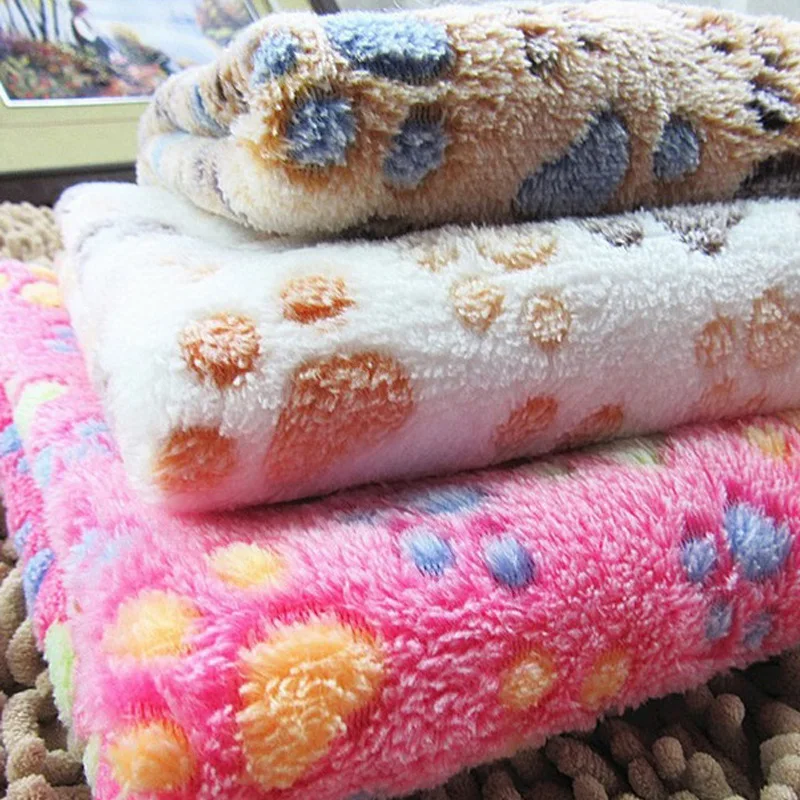 Dog Beds Mats Pet Blanket Soft Coral Fleece Dog Cat Bed Warm Sleeping Mattress Cover Puppy Cushion (2)