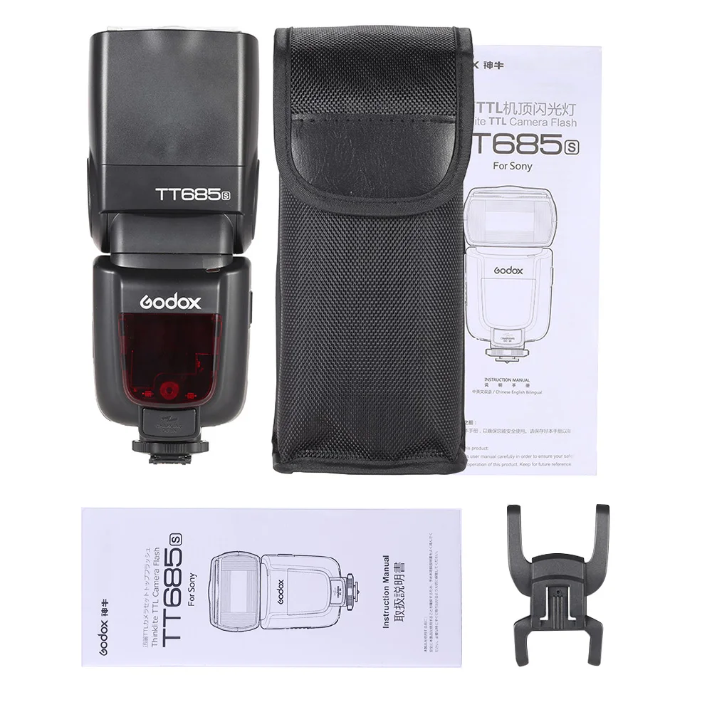 Godox TT685S Камера Speedlite usb-штекер ttl 2,4G Беспроводной коробка передач для фотокамер Speedlite HSS 1/8000S для sony A77II A7RII A7R A58 A99 ILCE6000L ILDC