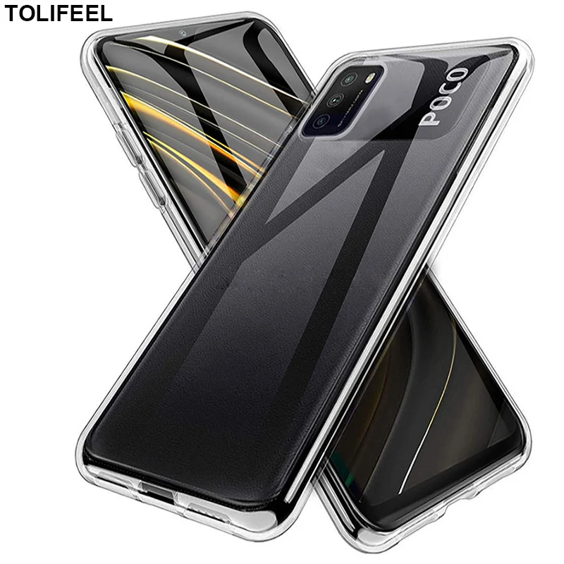 TOLIFEEL Dành Cho Xiaomi Poco M3 X3 Pro NFC Ốp Lưng Ốp Lưng Silicon Mỏng Trong Suốt Điện Thoại Dùng Cho Xiaomi Pocophone X3 M3 nắp Lưng phone cases for xiaomi Cases For Xiaomi