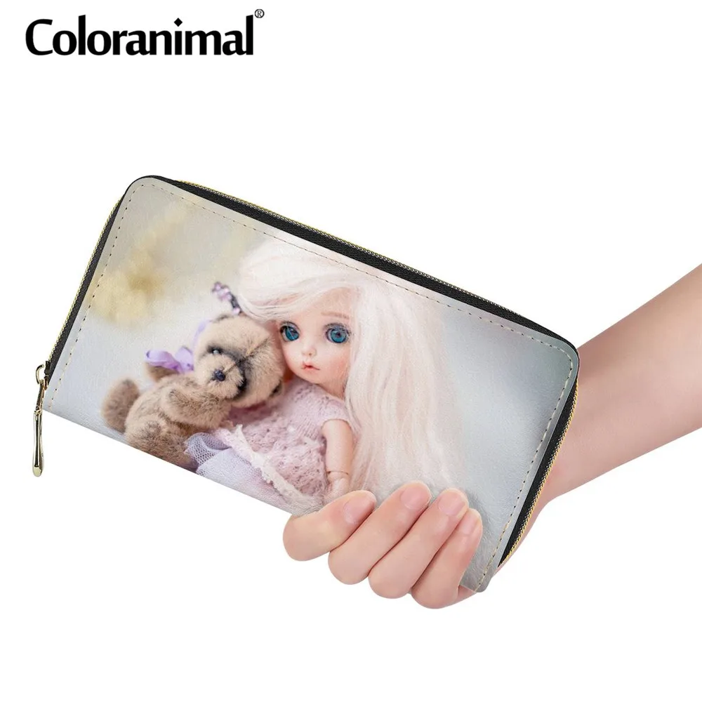 Женские кошельки Coloranimal из искусственной кожи на молнии милые