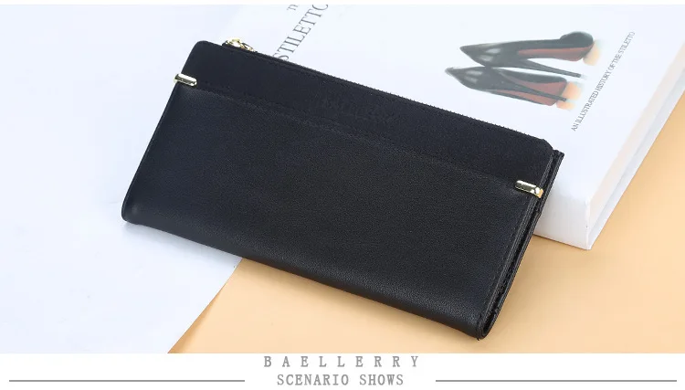 Designer Women Wallet Long Clutch Coin Purse Pu Leather Wallets For Women Purses Card Holder cartera mujer WWS308