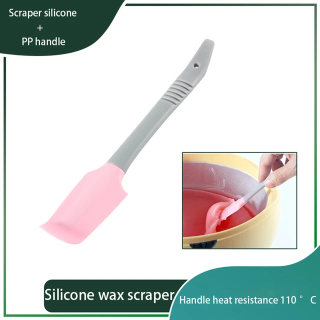 Non Stick Wax Spatulas Silicone Waxing Sticks Waxing Applicator Hair  Removal Large Wax Sticks Reusable Scraper Large Area Hard Wax Sticks for  Home