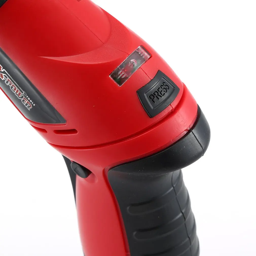 X-power 4,8 в перезаряжаемая Беспроводная электрическая дрель-отвертка набор наконечников набор бытовой винт DIY электропривод рукав набор инструментов