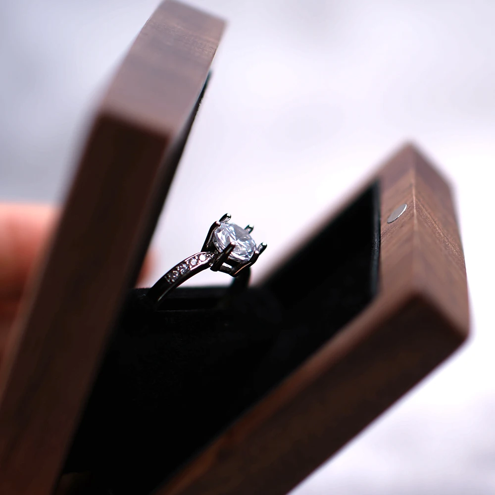 Scatola per anello di fidanzamento personalizzata, scatola per Scatola per anello di fidanzamento personalizzata, scatola per