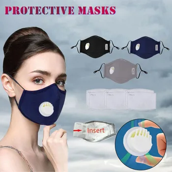 

Multi-functional Facemasks For Germ Protect PM2.5 Face Maskswashable And Reusable With Filter Маски Для Лица С Принтами Drop