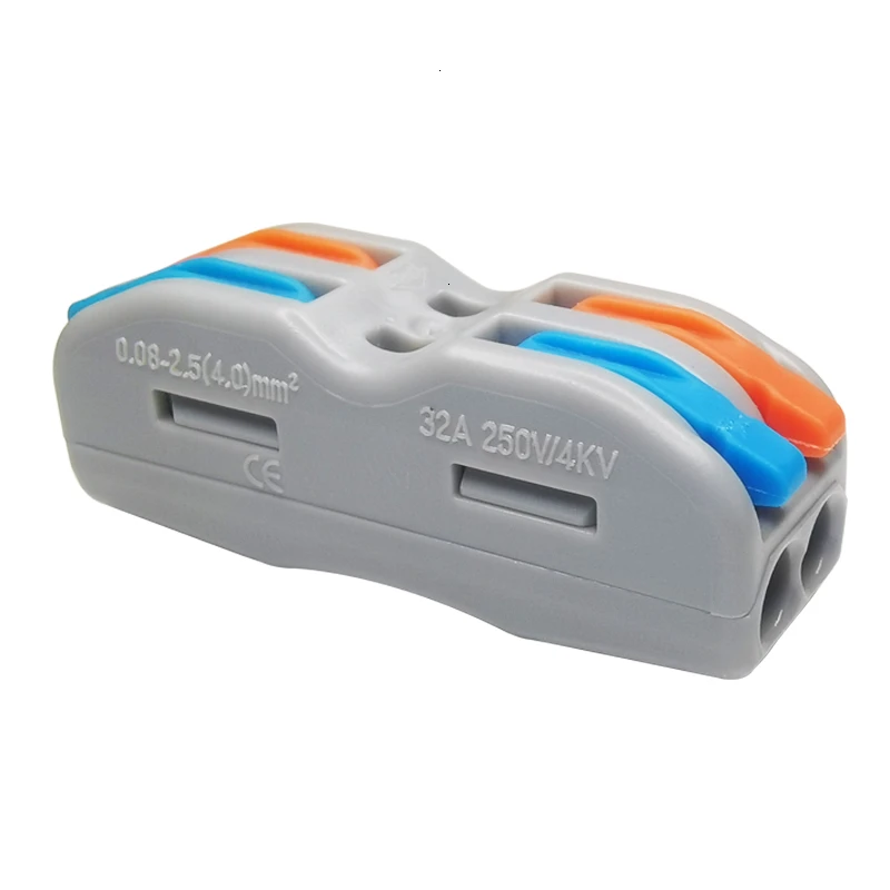 30/50/100PCS PCT-222 Electrical Wiring Terminal Household Wire Connectors Fast Terminals For Connection Of Wires Lamps SPL-2