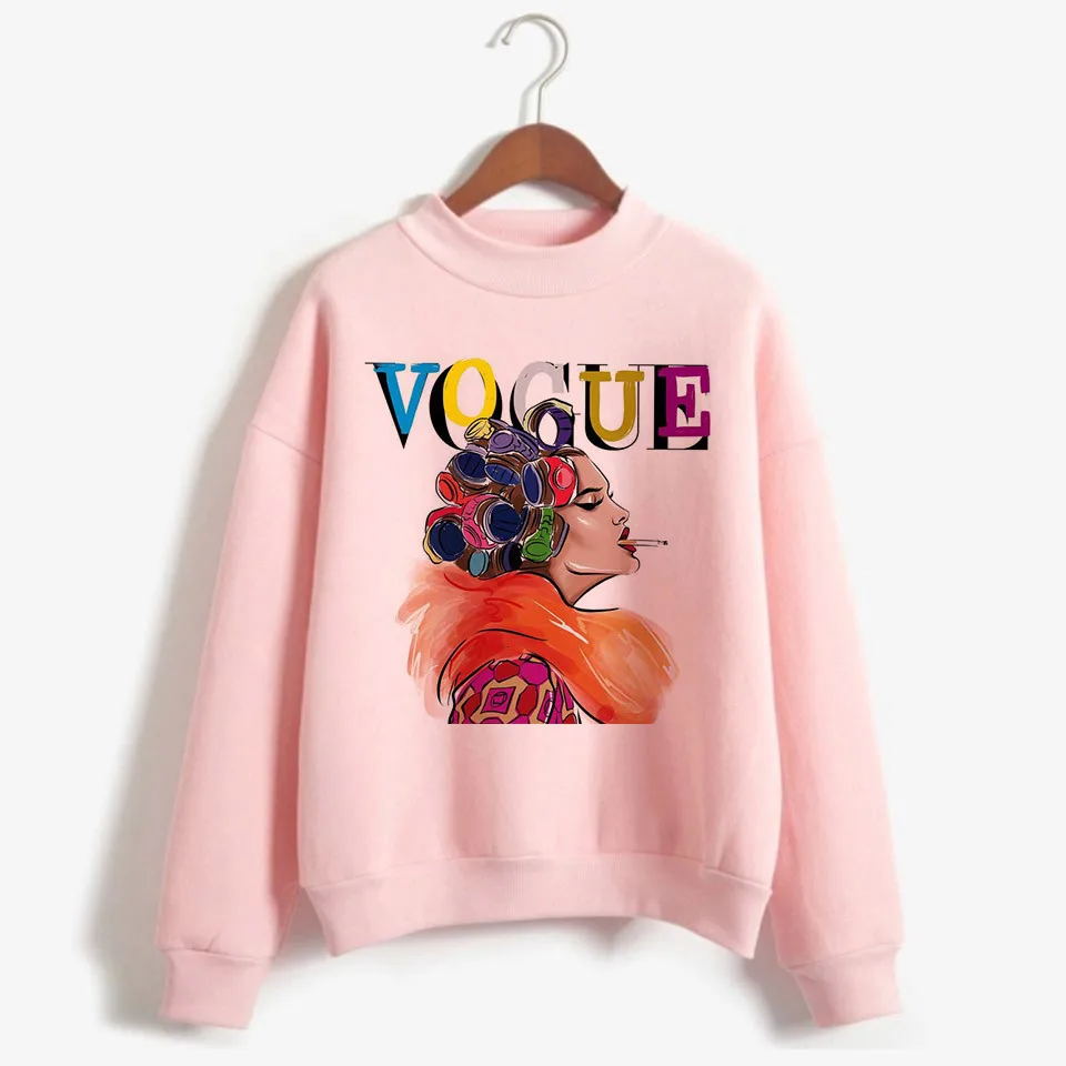 Vogue толстовки для женщин ulzzang эстетическое kawaii Толстовка Женский корейский стиль Tumblr гранж негабаритных Уличная С Капюшоном - Цвет: p2226-8