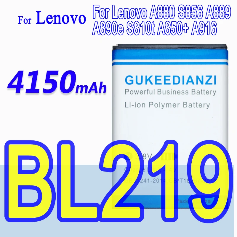 BL219 100% Новый Настоящее 4150 мАч мобильный телефон Крышка батарейного отсека для Lenovo