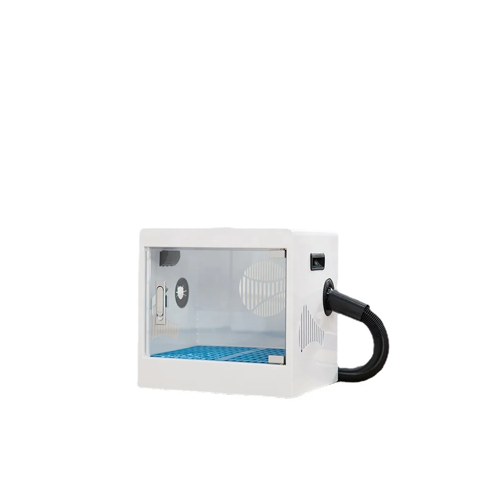 

Customizable LOGO Small Household Iron All-round Pet Drying Box With Adjustable Power Pet Dryer Cat Drying Box Puppy Drying Box