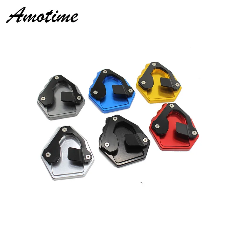 For Honda CRF1000L CRF 1000L Africa Twin CNC Billet Aluminum Kickstand Foot Plate Side Stand Extension Pad Enlarge | Автомобили и