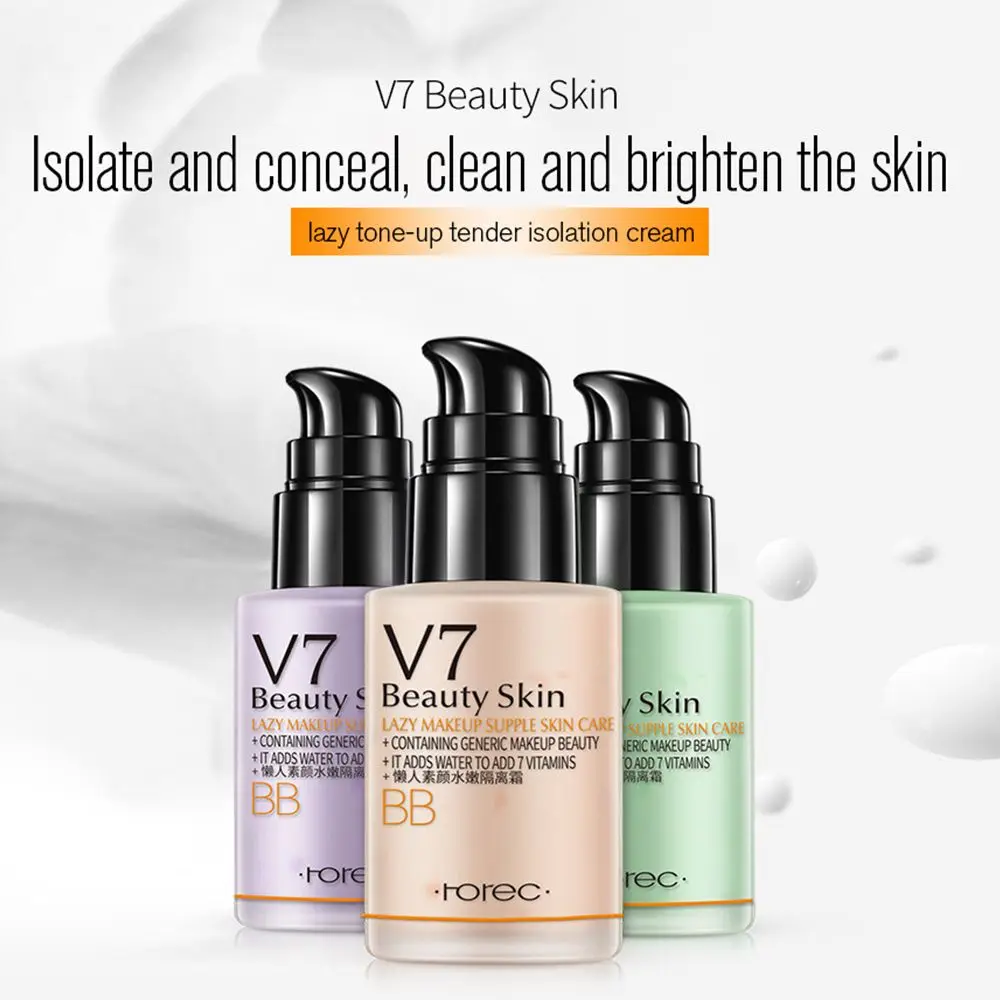 BIOAQUA V7 лосьон для ленивых BB CC крем натуральный увлажняющий макияж консилер основа