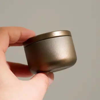 

Kitchen Tea Box Jar Storage Holder Sweetmeats Candies Cans Teaware Tea Caddies Tin Containers Storage Box