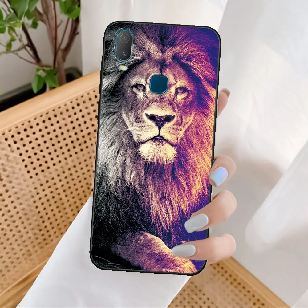 pouch mobile For Vivo 1906 Case Cover Silicone Soft Flowers Cute Cartoon Animal Phone Case for Vivo 1906 TPU Bumper for Vivo1906 6.35 inch mobile pouch waterproof Cases & Covers