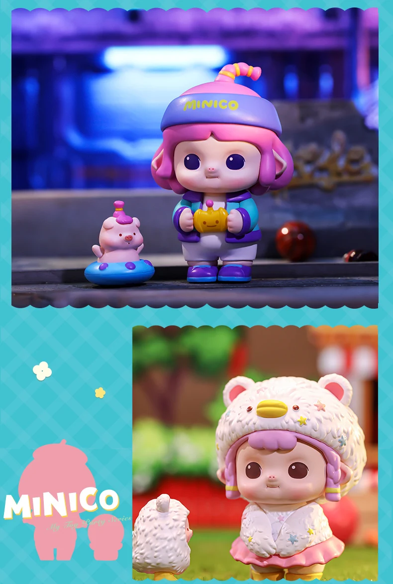 Presente do Miúdo Mart Conjunto Inteiro Minico Meu Brinquedo Festa Série Collectible Bonito Ação Kawaii Figura Pop 11 Pop mart conjunto inteiro minico meu brinquedo
