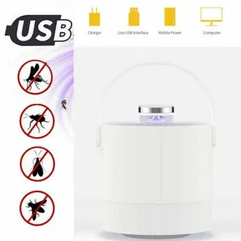 

5V USB Mosquito Killer Lamp Insect Fly Bug Zapper Trap Pest LED Control UV Light