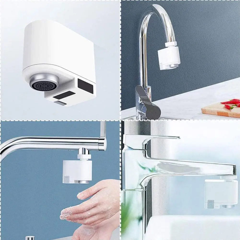 

Automatic Water Saver Tap Smart Faucet Sensor Infrared Water Device Energy Tap Saving Nozzle Kitchen O4D0