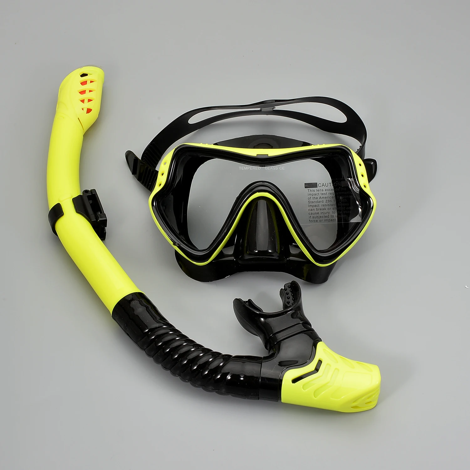 Professional swimming waterproof soft silicone glasses swimming glasses Full dry breathing tube diving mask