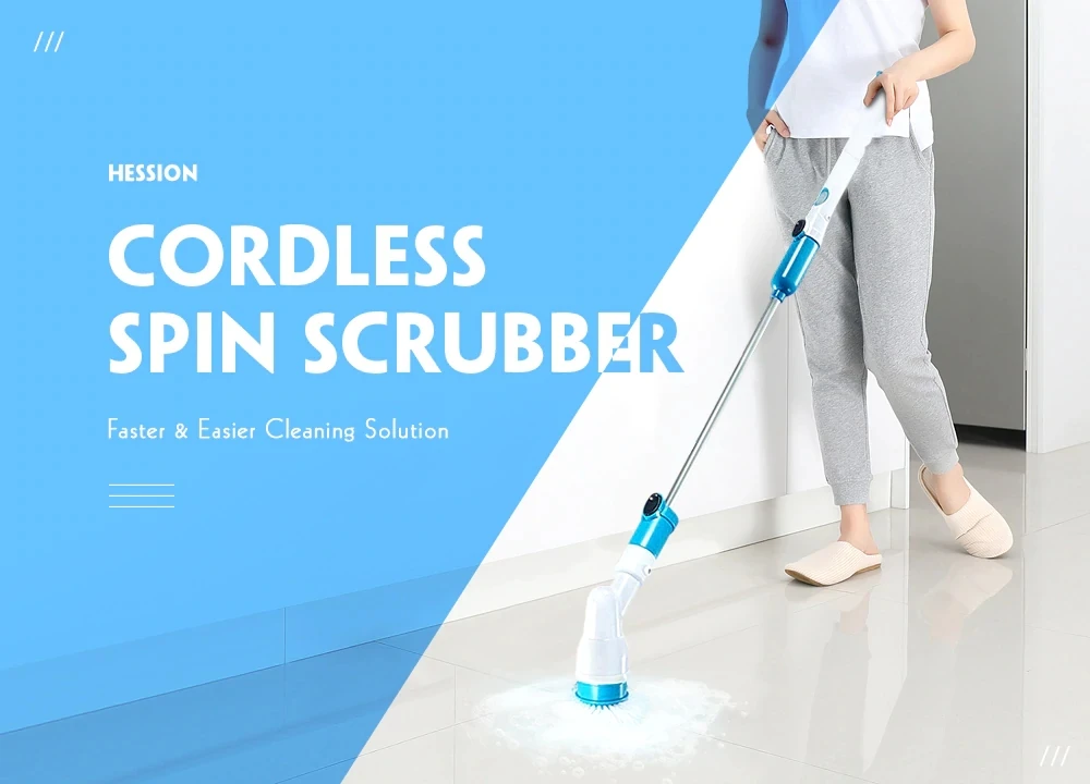Tub Tile Cordless Cleaning Brushes Household Cleaner Tools Hurricane Rotary scrubber Power Scrubbers Bathroom Brush Kitchen Tool