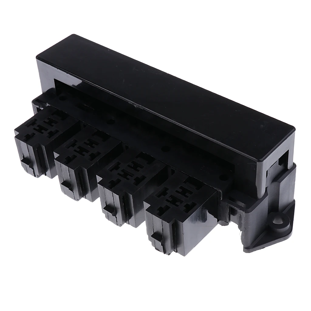 12V 80A 5 Pin 15 Way 4 Relay Box Holder Houisng Socket Connector +Terminals Conversion Kit